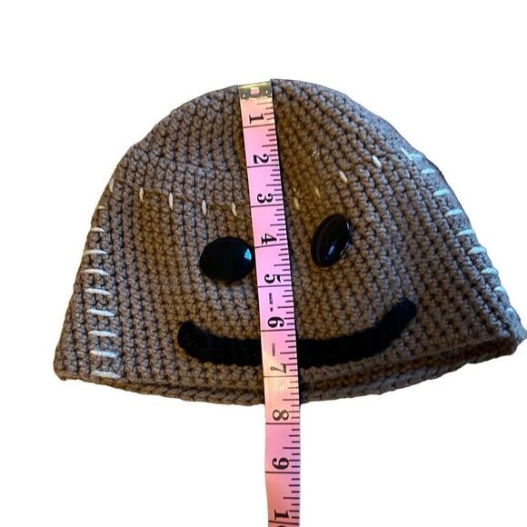 Vintage Shadows In The Nyte Kid's Brown Halloween Ghost Beanie Hat 10" x 7.5" - Picture 2 of 7